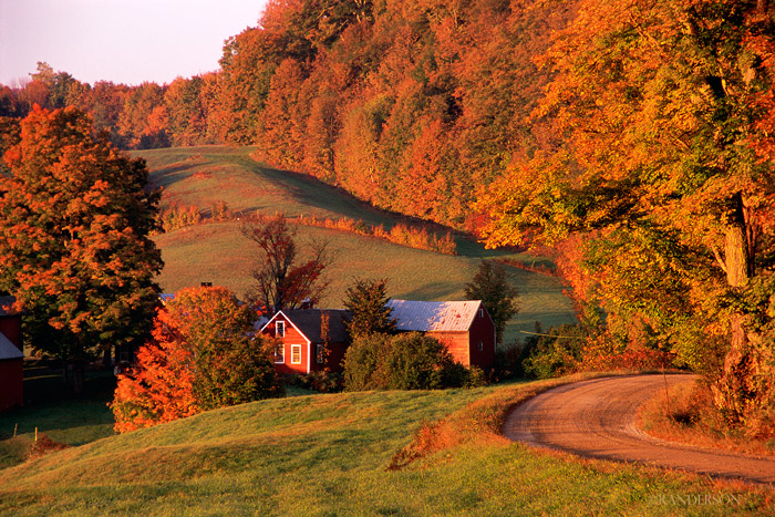 Rural Vermont in the fall