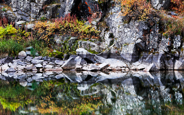 Reflection in the Maroon Bells Wilderness