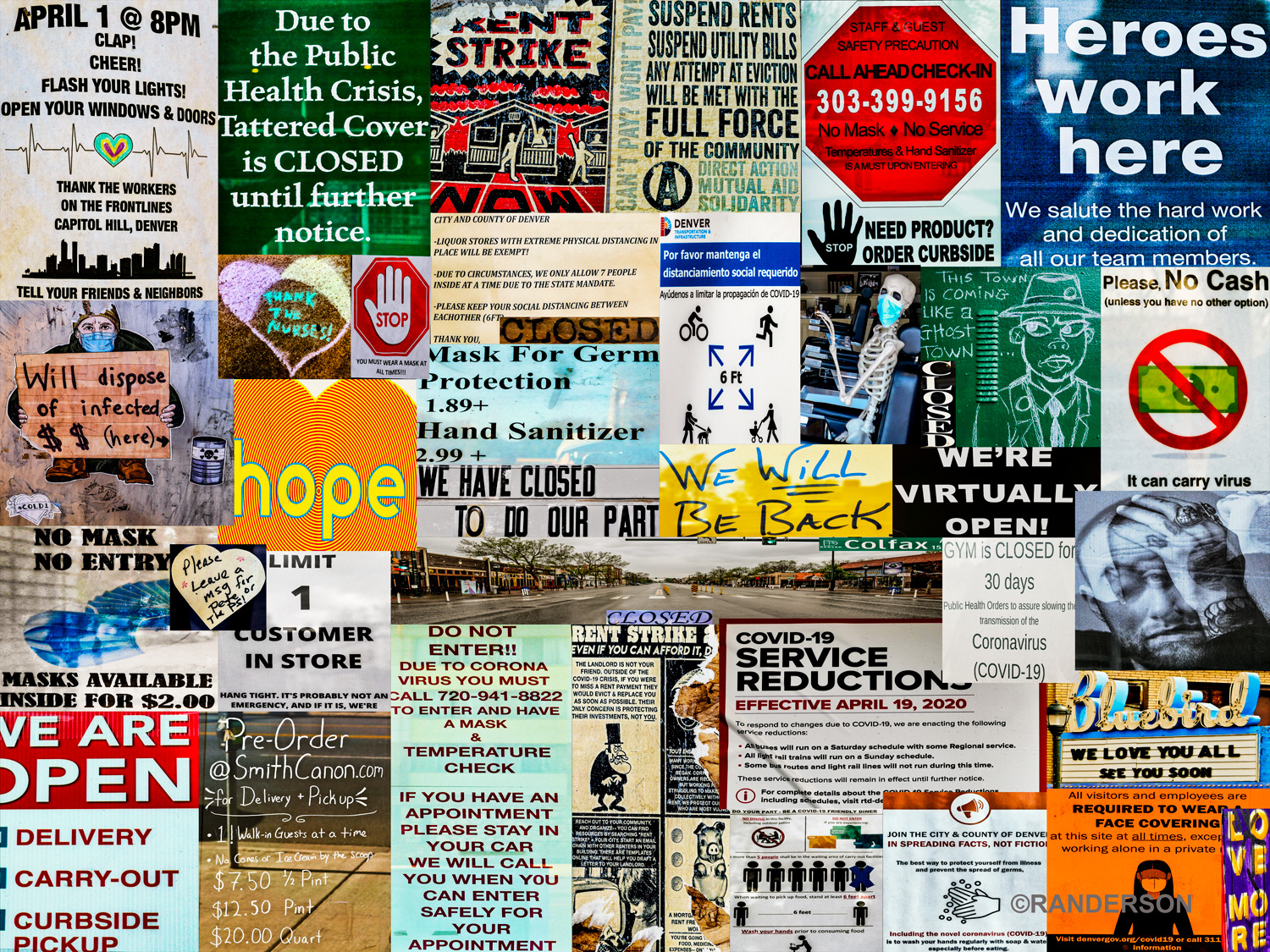 Colfax Covid Collage